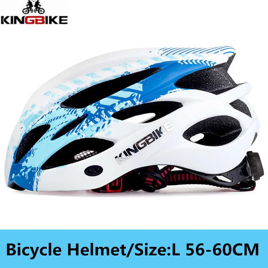 675blue KINGBIKE велосипедные сверхлегкие шлемы MTB дорожный велосипедный шлем розовый для женщин велосипедные шлемы Caschi Ciclismo Capaceta Da Bicicleta - Цвет: 675blue