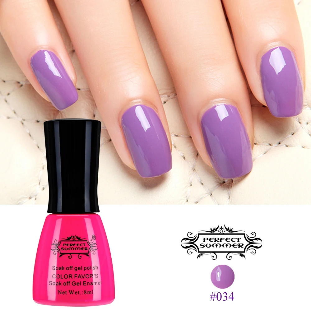 Идеальный летний цветной гель для ногтей УФ лак 8 мл долговечный Светодиодный