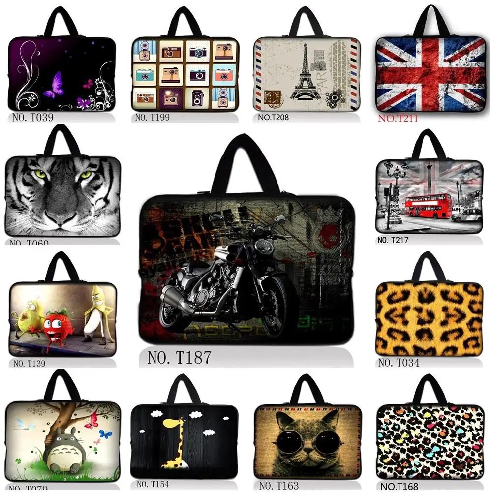 17" 17.3" inch Laptop Bag Sleeve Case Cover + Hide Handle For Dell