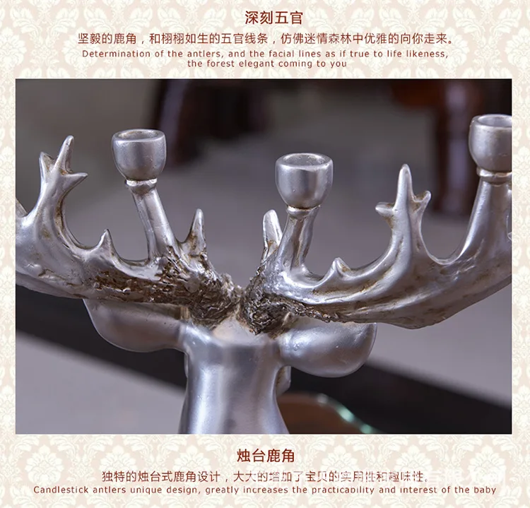 烛台鹿头
