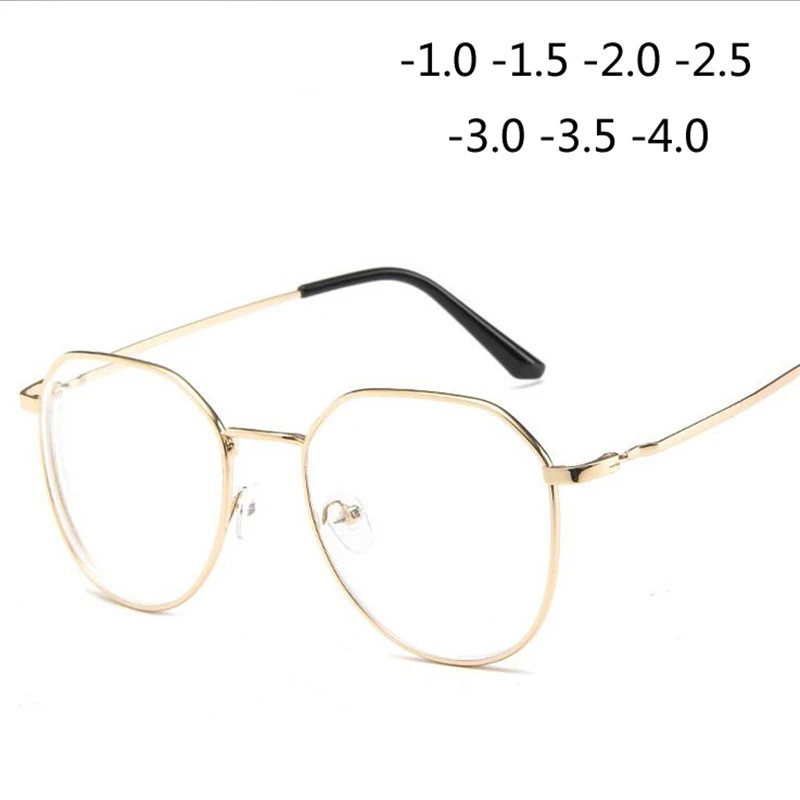 

-1.0 -1.5 -2.0 -2.5 -3.0 -3.5 -4.0 Literary Myopia Glasses For Unisex Retro Student Nearsight Eyeglasses Diopters Glasses
