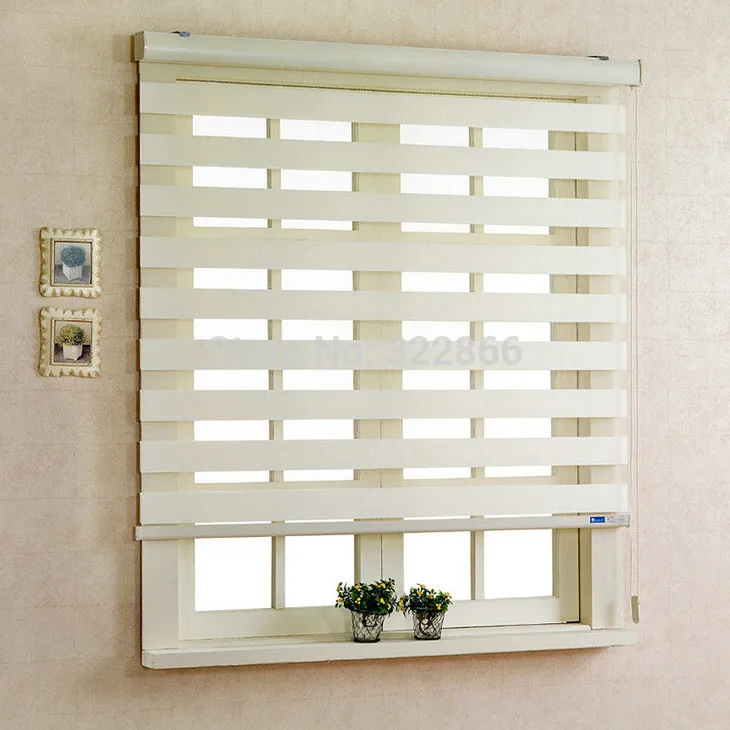 

Free shipping zebra blinds roller combi blinds rainbow shades sheer elegence customized size