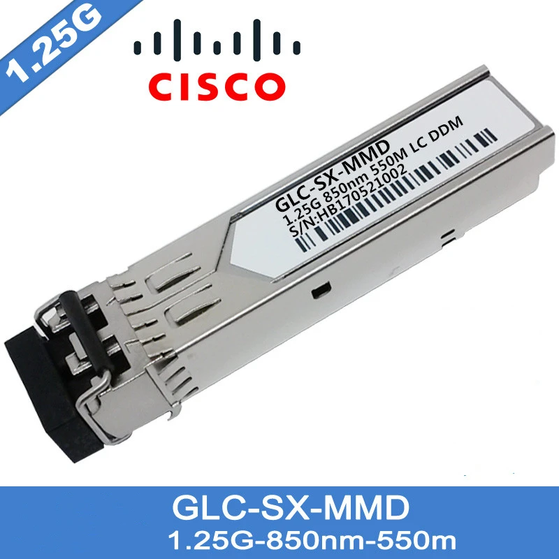 10 шт./лот модуль оптического приемопередатчика 1000Base SX SFP 1 25G 850nm MMF 550m Дуплексный LC
