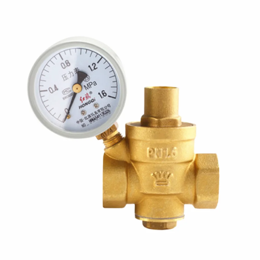 1/2" Dn15 3/4" Dn20 Dn25 Pressure Reducer Pressure Regulator for water manometer 