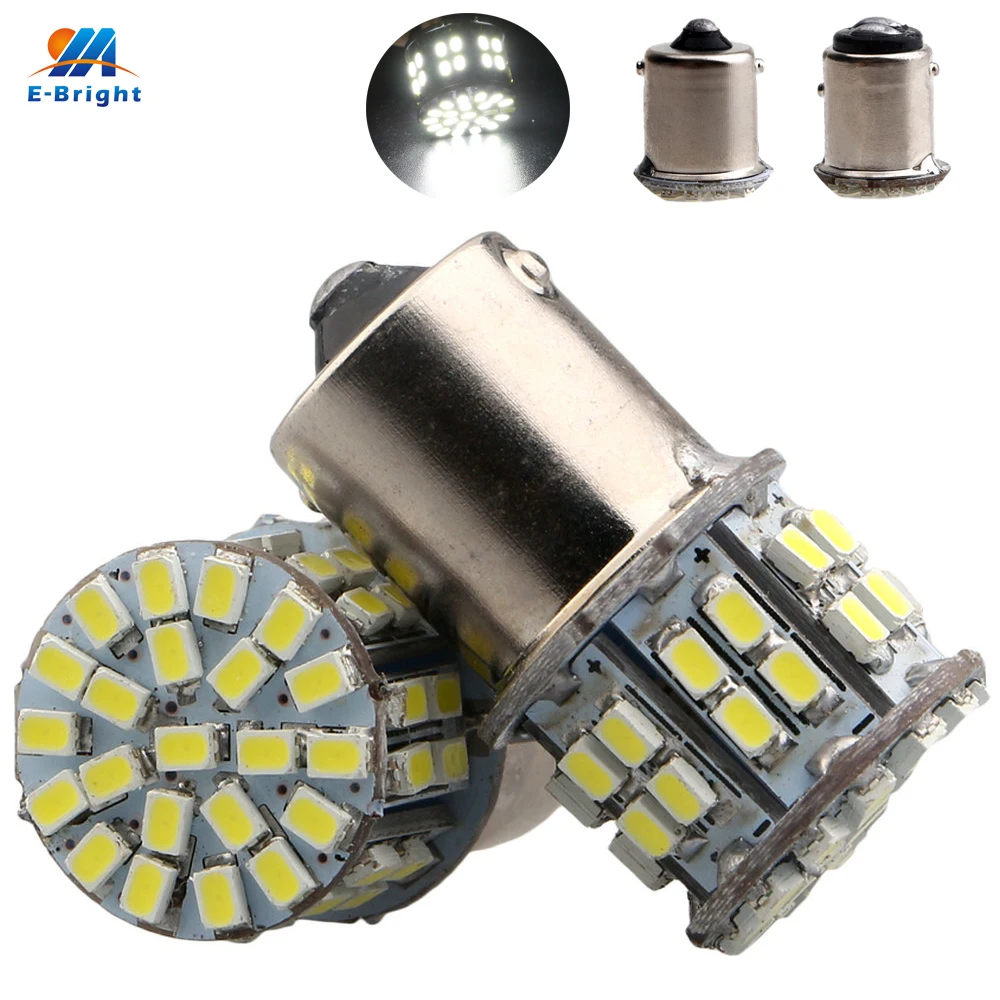 YM E Bright 100 шт. S25 1206 1156 P21W BA15S 1157 BAY15D P21/5 Вт 50 SMD Автомобильные светодиодные указатели