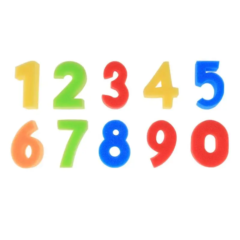 

10pcs DIY Graffiti Sponge Number Stamp Drawing Toys Set Kid Educational Toy