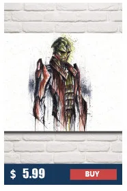 FOOCAME Mass Effect 2 3 4 стрельба действие игры Искусство шелк плакат картина Спальня Декор для гостиной 12x16 24X32 30x40 дюймов