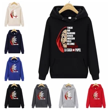 Толстовки для игр La Casa De Papel Money Heist tv, мужские толстовки с капюшоном, мужские свитшоты House Of paper, мужские весенние толстовки с капюшоном JB124