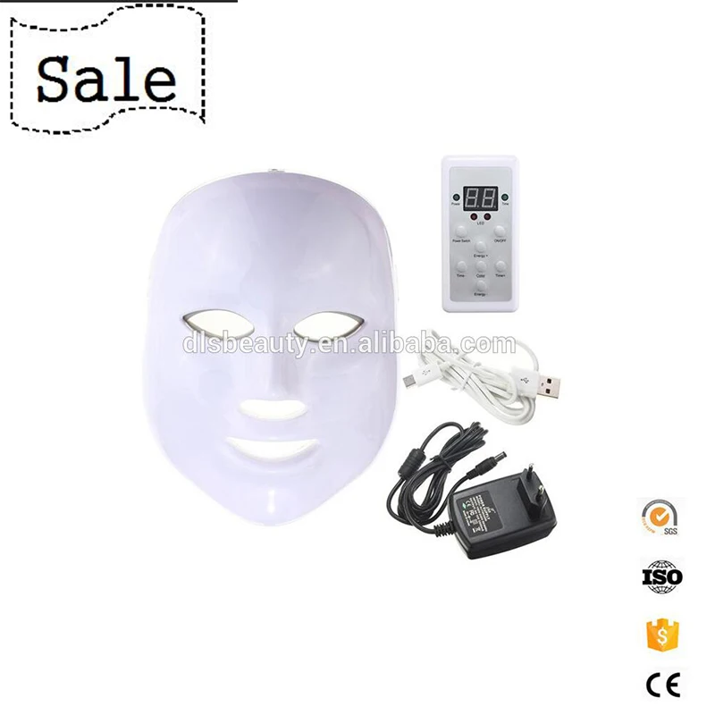 

PDT 7 color lights led photon therapy mask facial mask for face lifting for home use