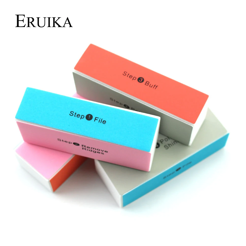 

4pcs/set Mix Color Sanding Sponge Nail Buffers Block Nail Art Manicure Pedicure Nail Files Buffer Art Beauty Tools
