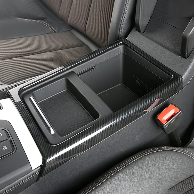 Лояльность для AUDI Q5L, подлокотник для салона, передняя крышка для водного стакана, накладка рамы из АБС-углеродного волокна, аксессуары для стайлинга автомобилей
