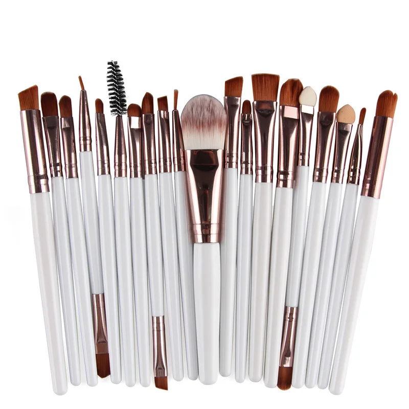 Clearance Sale 20 Pcs Brushes for Makeup Set Tools Make-up Makeup Brushes Foundation Blusher Powder Contour Eyeshadow Eyebrow (2)