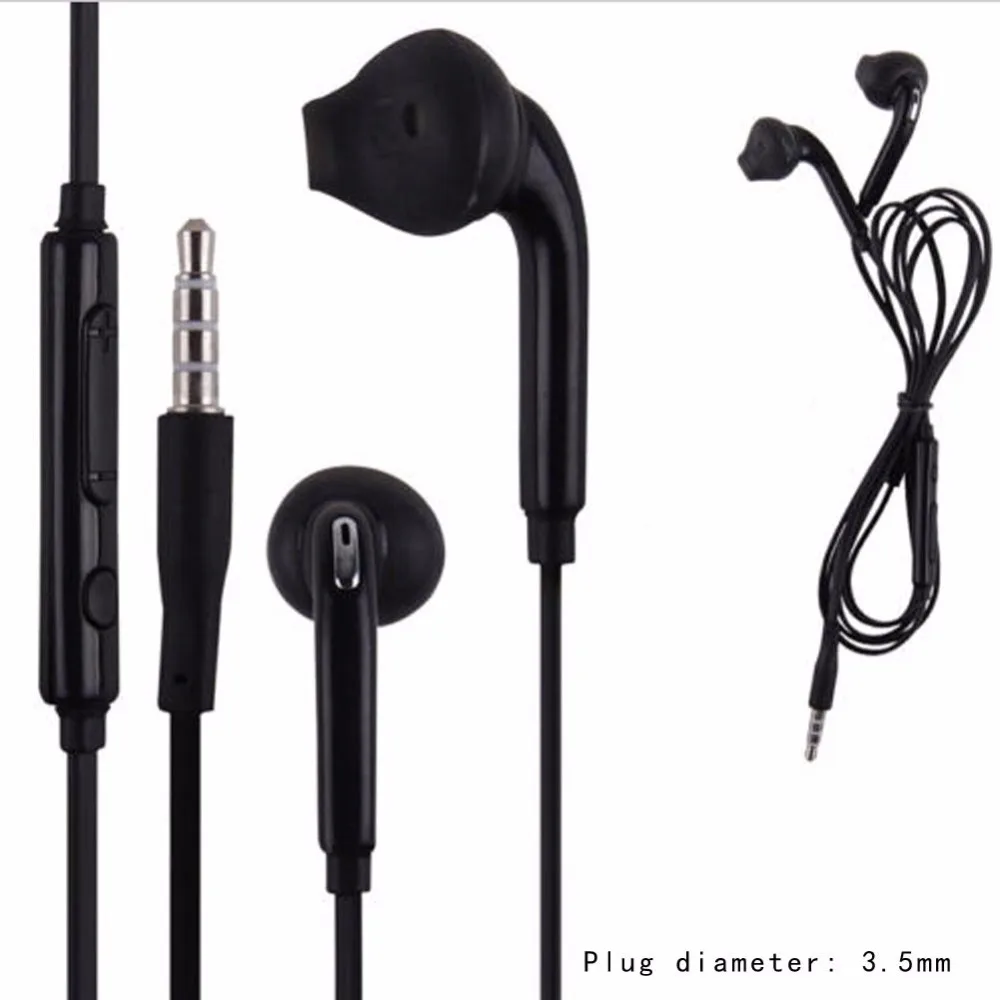 

New Earphone 3.5mm In Ear Headphone Headset Earbuds Control with Mic for huawei for xiaomi for smartphone MP3/MP3@JH