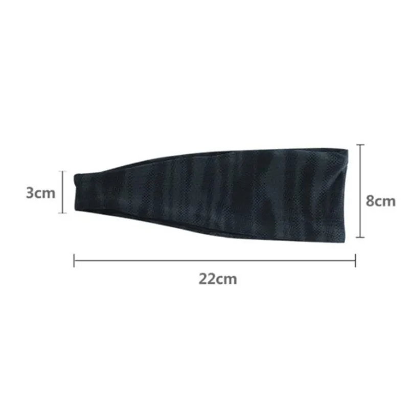 Спортивная повязка для волос с принтом унисекс на голову йоги бега фитнеса