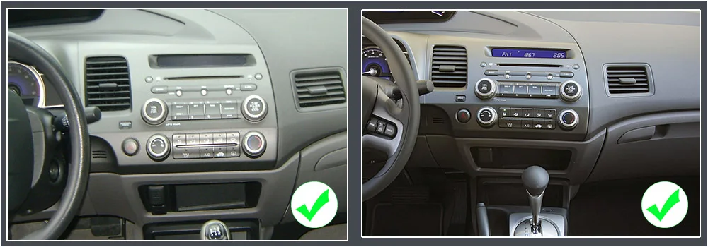 Flash Deal ZaiXi Android Car Multimedia player 2 Din WIFI GPS Navigation Autoradio For Honda Civic 2006~2011 GPS Radio FM Maps BT 2