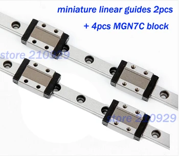 

miniature linear guideway 2pcs L1100mm + 4pcs MGN7C block