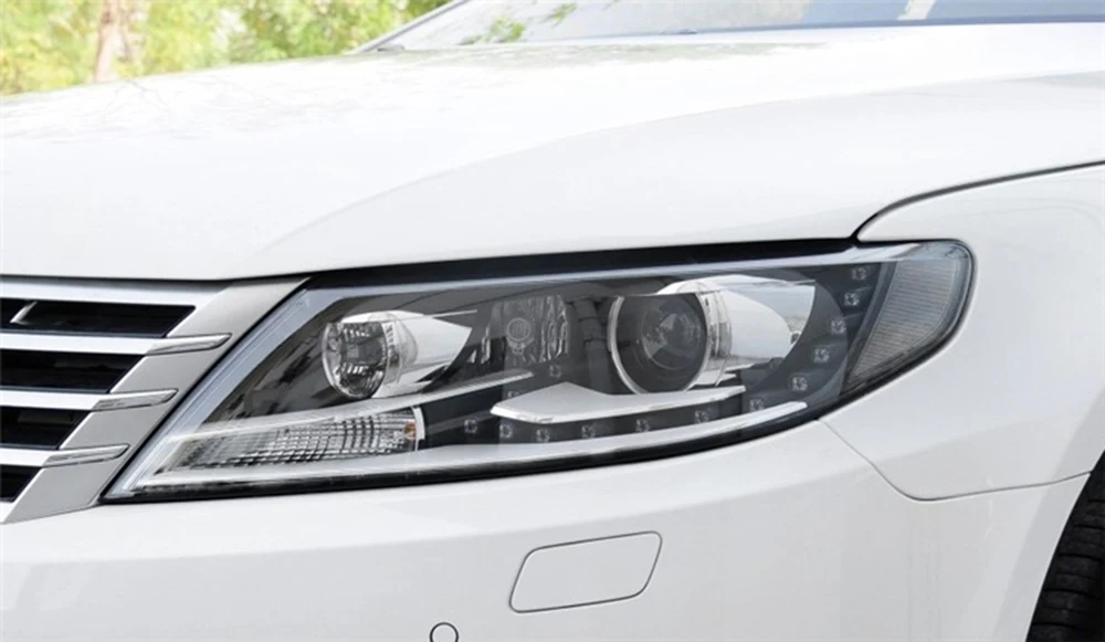 Для Volkswagen VW Passat CC 2013 прозрачная Автомобильная фара с прозрачными линзами