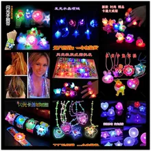 1pcs Hot Creative cartoon watch Boys girls flash wrist band glow luminous bracelets children’s day/Birthday party gifts toys