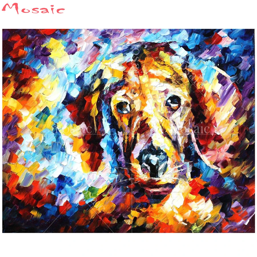 

Full Diamond embroidery dog,animal,Needlework Diy Diamond Painting Kit Diamond mosaic Cross Stitch labrador,home Decoration,gift