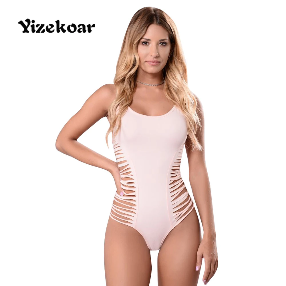 Yizekoar 2017 Популярные летний Стиль Боди женские комбинезоны One Piece бинты Bodycon