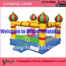 PVC tarpaulin inflatable bouncer with blower and repair kit+ DHL freeshipping