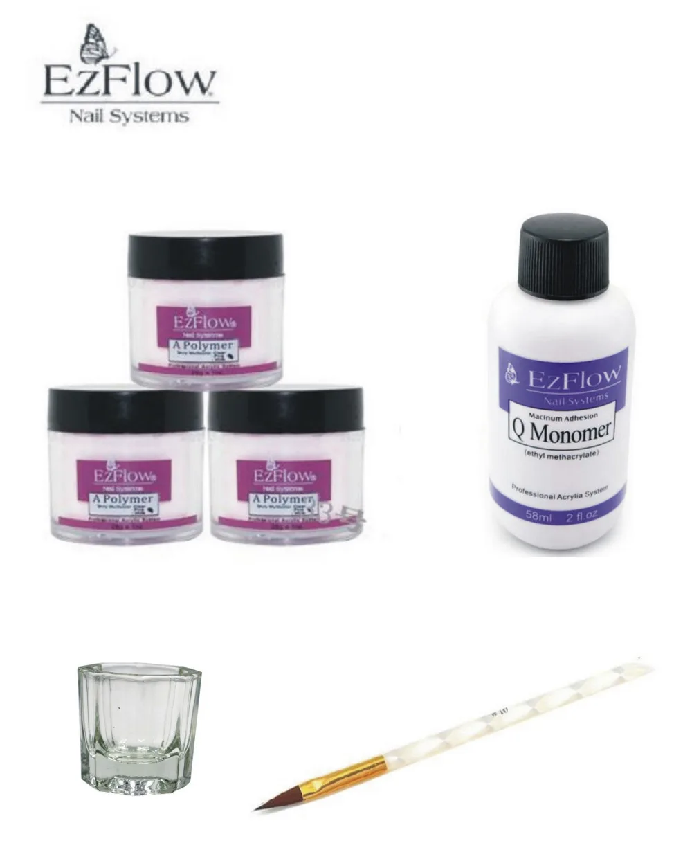 Hot Nail Art Retail Nail Systems Q Monomer 58ml Acrylic Liquid Set A