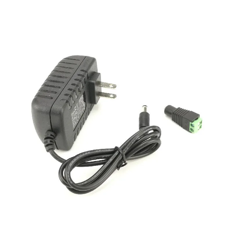 Алиментация 12 В питание трансформаторы 24 Вт 2A + DC разъем для 2835 5 м RGB светодиодные