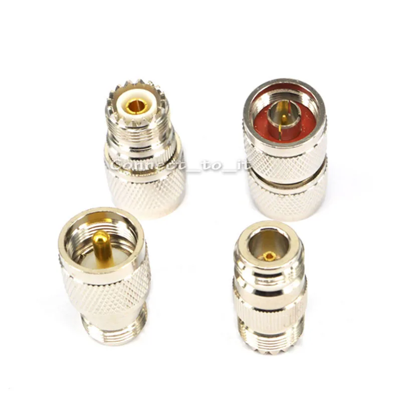 RF Coaxial Adapter Connector Kit N Male/Female to UHF PL-259 SO-239 M/F Straight Adapter цена RF Coaxial Adapter Connector Kit N Male/Female to UHF PL-259 SO-239 M/F Straight Adapter цены онлайн