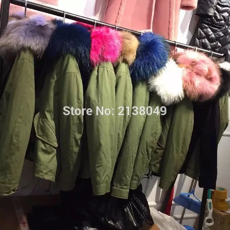 

SF0117 Russia Big hooded womens parka real fox fur lining real fur inside parka/ real fur parka
