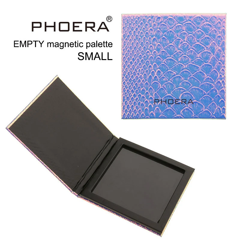 

PHOERA Eyeshadow Box Can Accommodate 18/9 Colors Magnetic Attraction Storage Box Pearlescent Matte Eye Shadow Platte Box