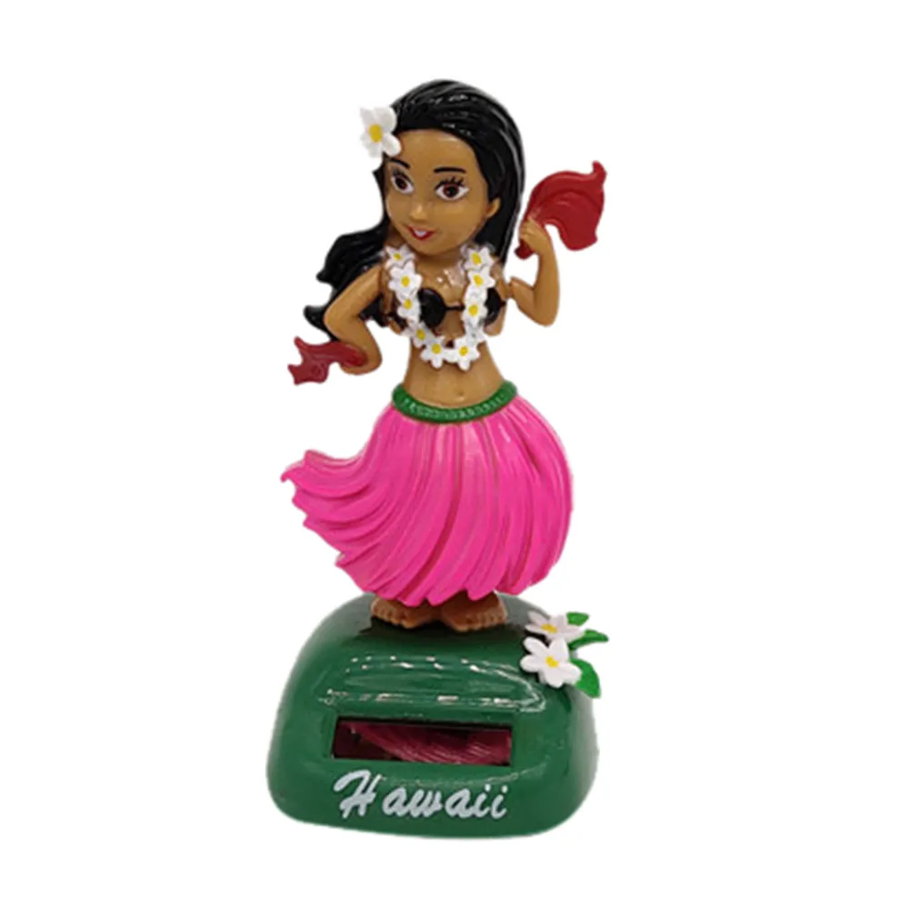 

Hawaii Girl Car Solar Powered Dancing Animal Swinging Animated Bobble Dancer Car