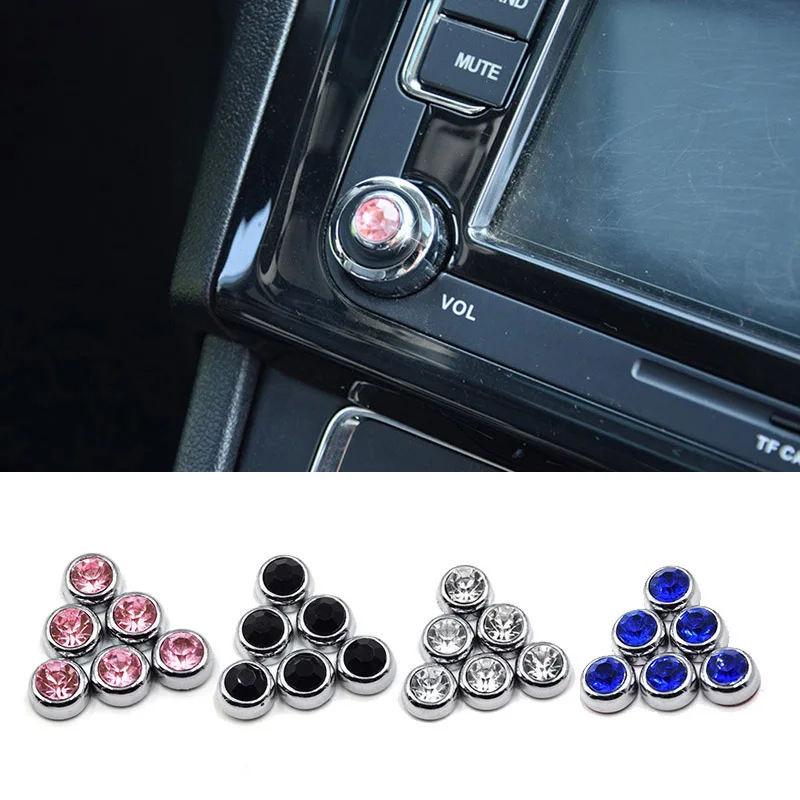 

6Pcs Car Interior Sticker for Mitsubishi Asx Outlander 3 Lancer 10 9 Pajero Sport 4 3 L200 Colt Carisma Eclipse Grandis Ralliart