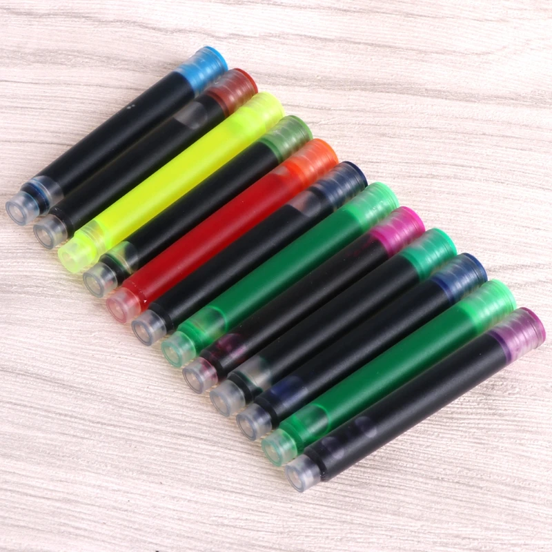 5Pcs/Set Universal Fountain Pen Ink Sac Cartridge Pens Refill Office ...