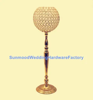 

wedding tall table centerpieces gold metal candle holder stands for new style