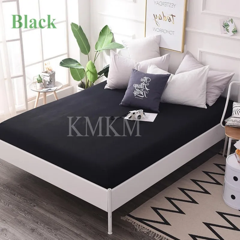 black bed sheet