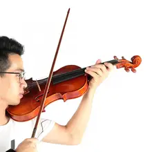 Портативный деревянный 4/4 скрипка с бантом струнная канифоль в коробке аксессуары для музыкальных инструментов Струнные инструменты