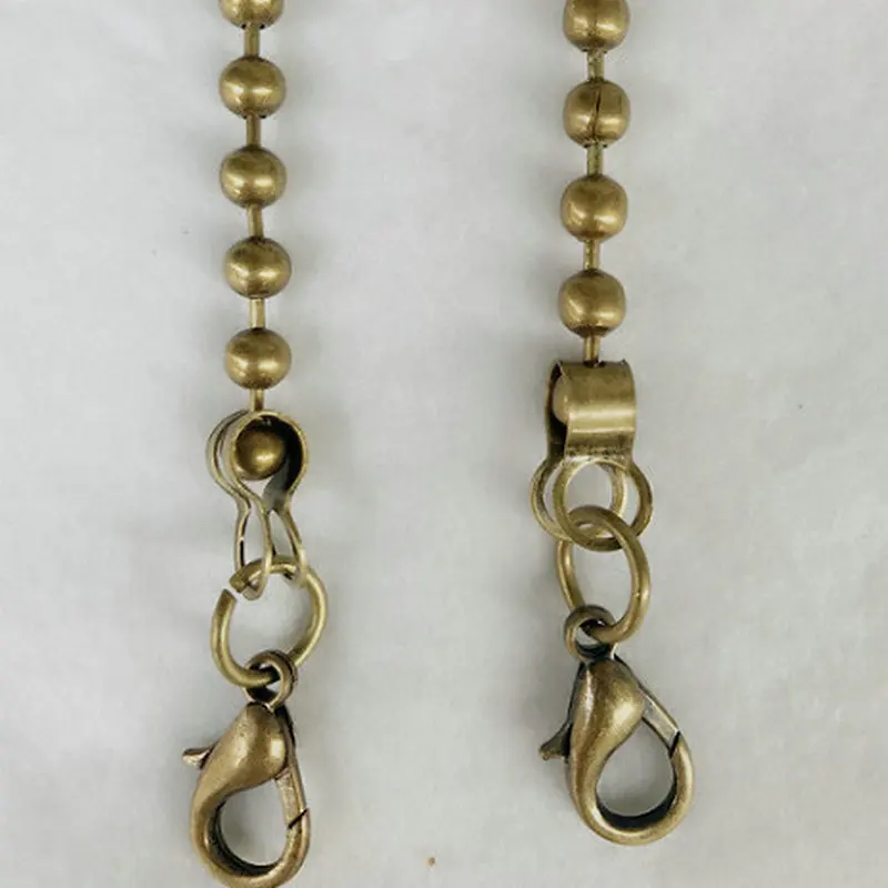 BDTHOOO 120cm 50cm Replacement Chain Strap Metal link Clasp Purse Chain Bag Handle Shoulder Cross Body Handbags Chain Strap