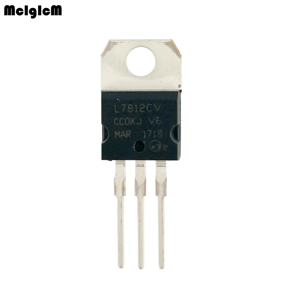 100 PCS IC L7812CV L7812 7812 TO-220 Voltage Regulator 12V NEW S