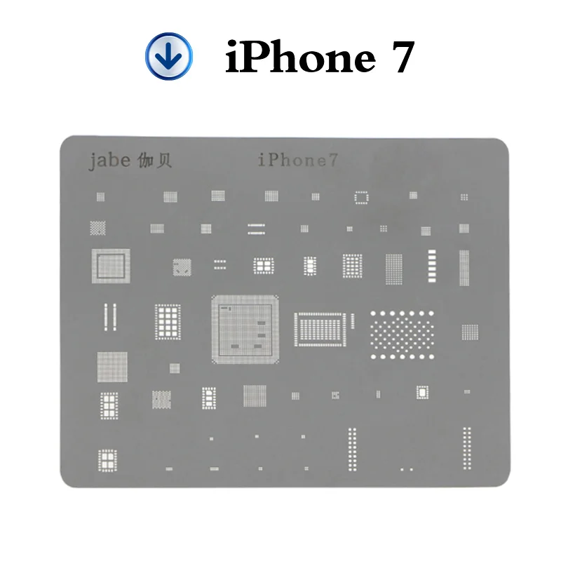 11pcs/lot Phone Logic Board Motherboard IC Chip Ball Soldering Net Stainless Steel Plate For iPhone 7 6 6s Plus 5 5s SE 4 4S 11pcs/lot Phone Logic Board Motherboard IC Chip Ball Soldering Net Stainless Steel Plate For iPhone 7 6 6s Plus 5 5s SE 4 4S