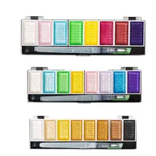 5/8 цветов, металлический золотой цвет, набор Пигментных красок, Одноцветный Звездный цвет, водный цвет с водной кистью для окрашивания, товары для рукоделия