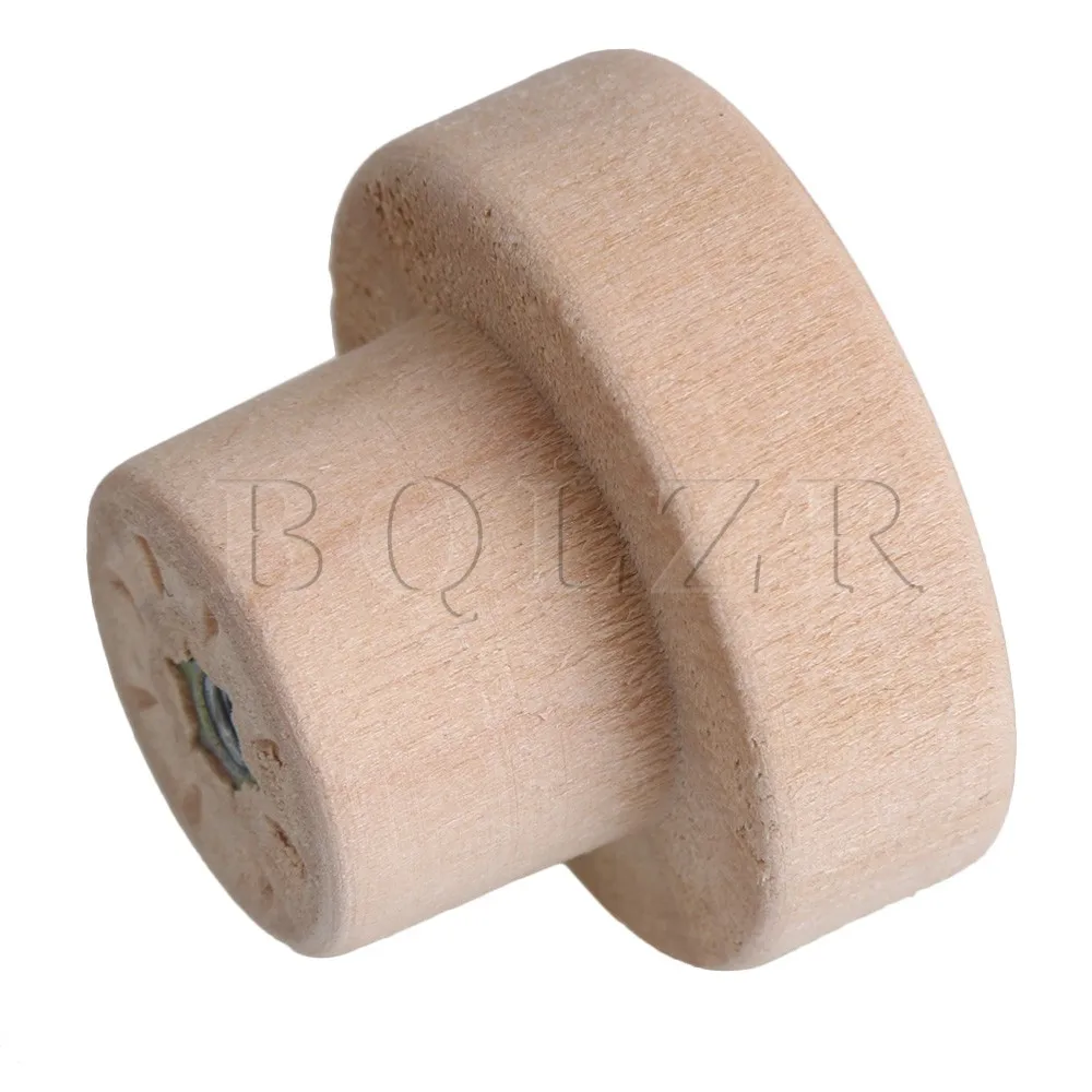BQLZR المنزل التبعي 35x25mm الخشب اللون Superba الخشب الأجهزة جولة التأثيرات المقابض ل مجلس الوزراء درج صندوق أحذية خزانة دولاب