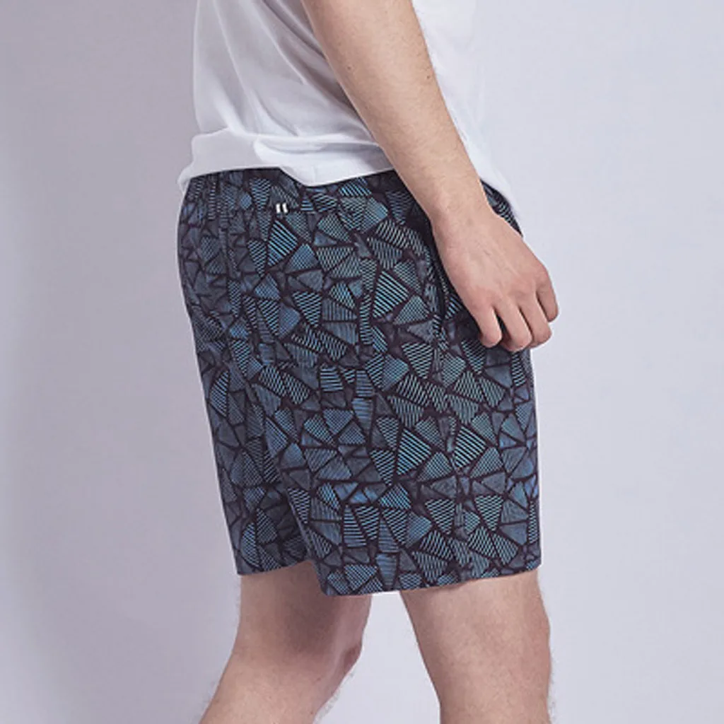 beach shorts men Waterproof spa fashion wave print four pants swim shorts Bathing Beach Wear Running Sports beach shorts