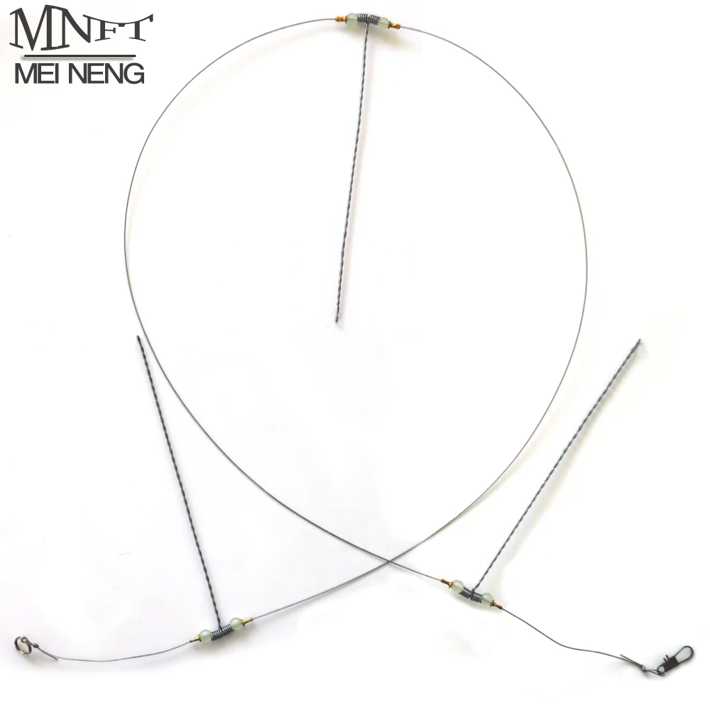 

MNFT 3Pcs/Lot 0.6mm Steel Wire Balance String Sishing Hook Tools 3 Arms Balance Long 8 10 12 19cm Hooks Bracket for Sea Rod Rigs