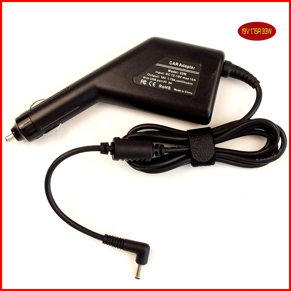 Laptop DC Power Car Adapter Charger 19V 1.75A + USB Port for ASUS VivoBook X202E X202E-DH31T,X202E-CT006H,X202E-DB21T Laptop DC Power Car Adapter Charger 19V 1.75A + USB Port for ASUS VivoBook X202E X202E-DH31T,X202E-CT006H,X202E-DB21T