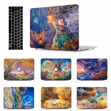 Чехол для ноутбука, планшета, оболочка клавиатуры, кожный чехол, сумка, рукав, подходит для 11 12 13 1" Macbook Pro Touch Bar Air A1466 A1369 ST