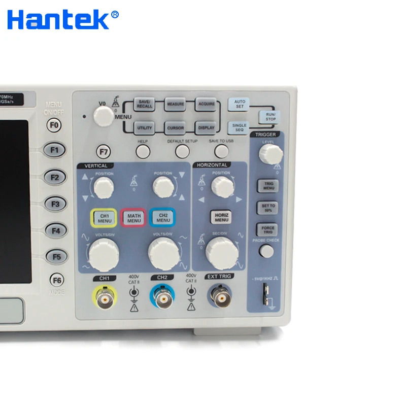 Hantek DSO5072P Цифровой Осциллограф 2 канала 70 МГц полоса пропускания 1GSa/s 40 к TFT сигнал формы WVGA USB Portatil Osciloscopio