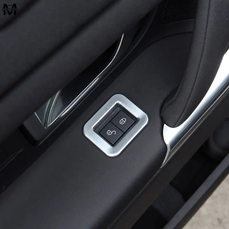 MONTFORD для Land Rover Discovery Sport 2015 2016 2017 ABS матовая крышка дверного замка безопасности