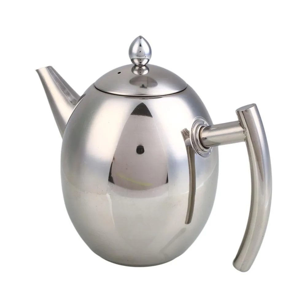 1.5L/1L Stainless Steel Teapot Coffee Pot Filter Strainer Home Hotel
