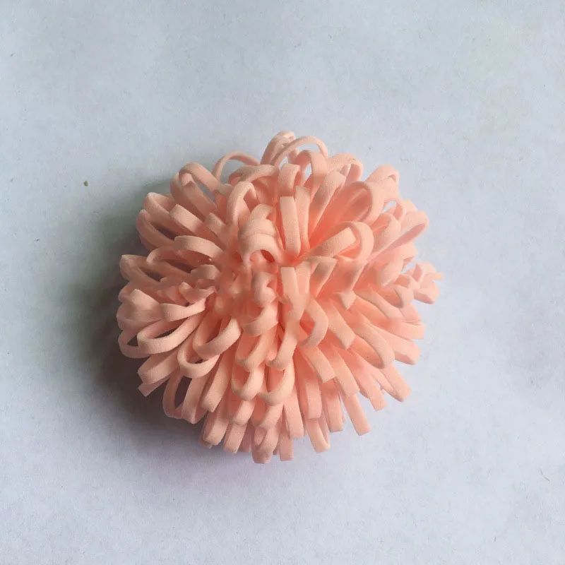 

100 PCs Mixed Color Flower Wood Buttons 4 Hole Sewing Scrapbooking Crafts New Style Aromatherapy PE Chrysanthemum Radish Silk Fl