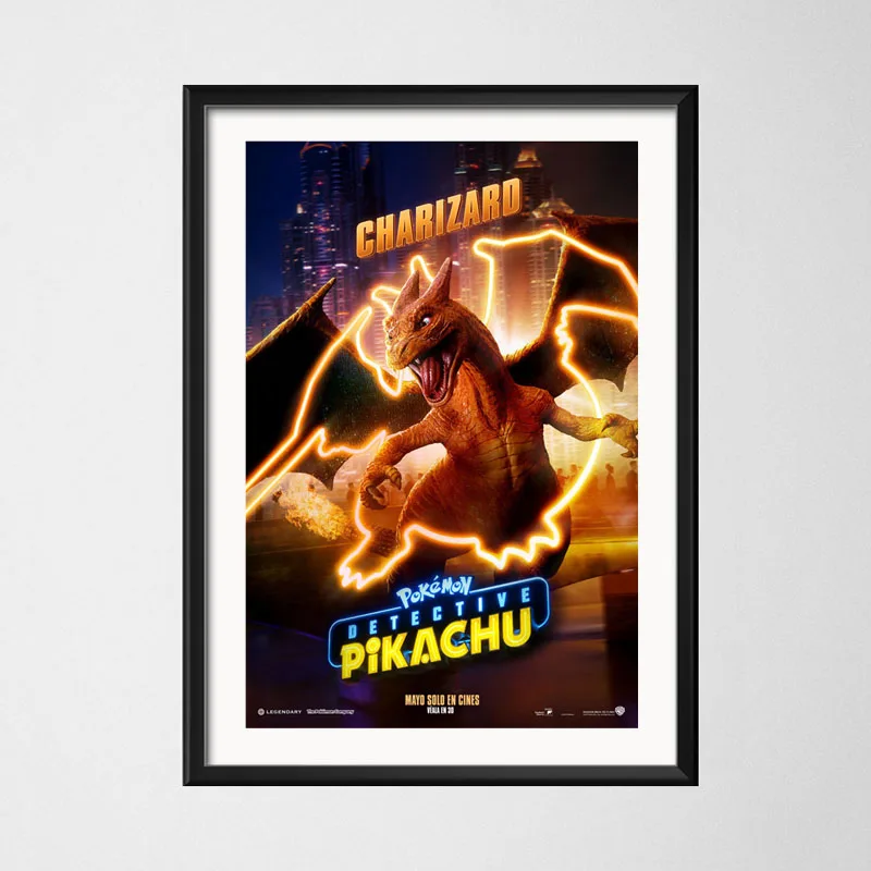 Pokemon Detective Pikachu Poster Movie Ryan Reynolds Art Print 18x24/" 14x21/"